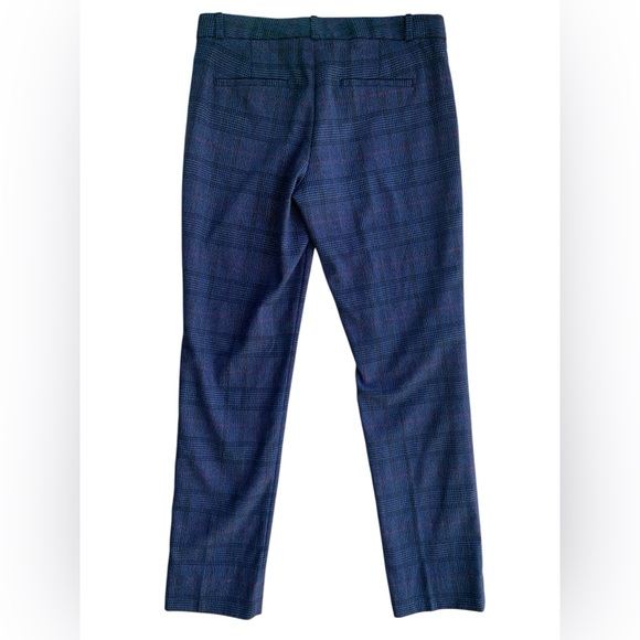 Banana Republic Navy Plaid “Ryan” Trousers – Size 4 - Picture 9 of 9